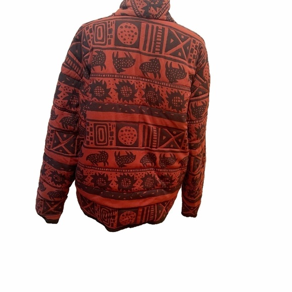 Globetrotter unique find BoHo funky art jacket size medium - Picture 6 of 7